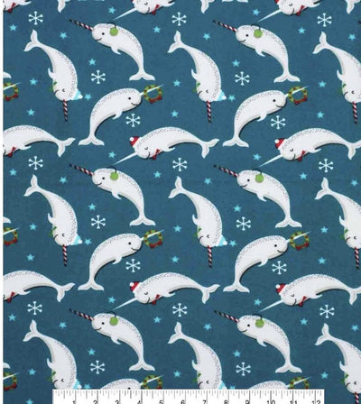 Holiday narwhal. - Cloudstitch Creations